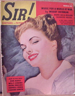 SIR! magazine side cover  March 1943