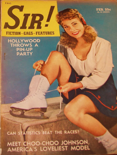 SIR! magazine side cover  February 1944