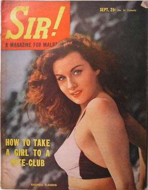 SIR! magazine side cover  September 1945