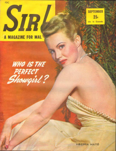 SIR! magazine side cover  September 1946