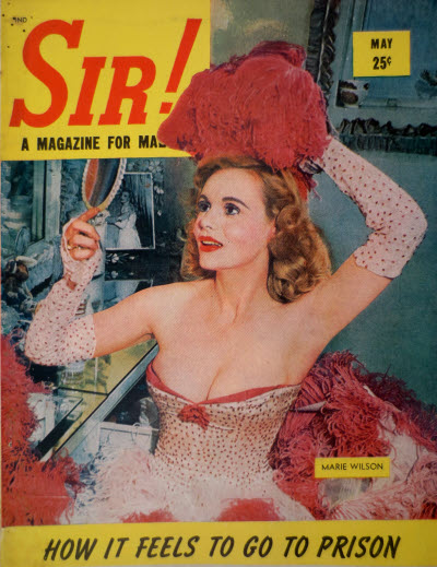 SIR! magazine side cover  May 1947