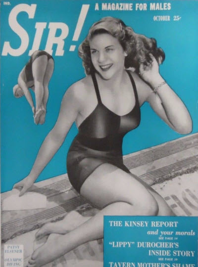 SIR! magazine side cover  October 1948