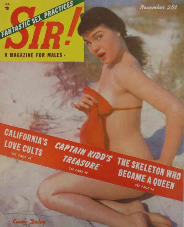SIR! magazine side cover  November 1951
