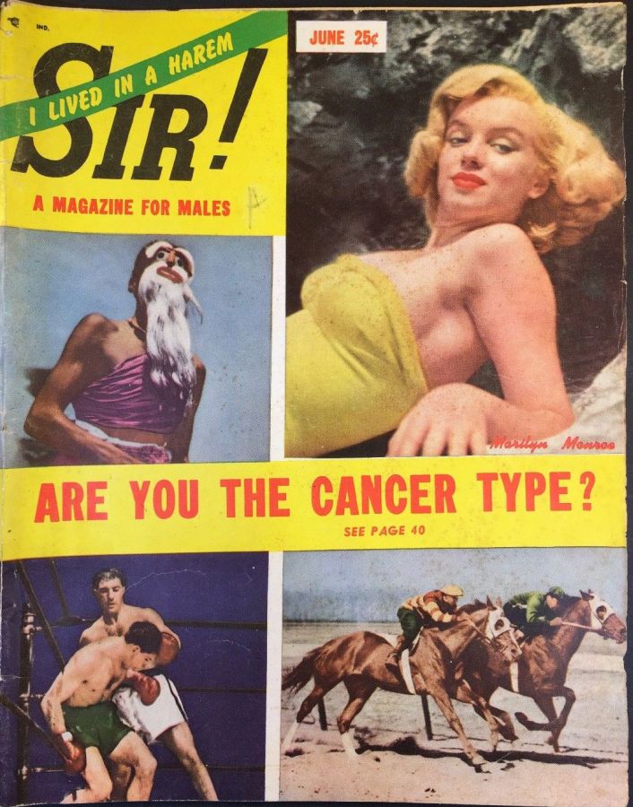 SIR! magazine side cover  June 1953