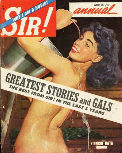 SIR! magazine side cover  Annual Winter 1953