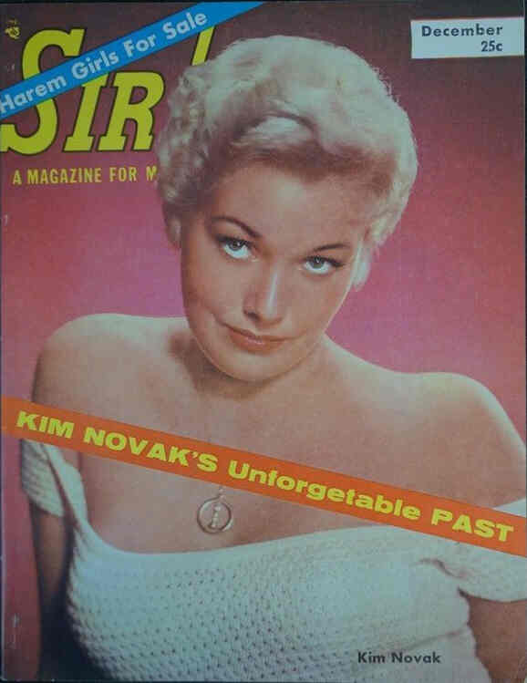 SIR! magazine side cover  December 1956