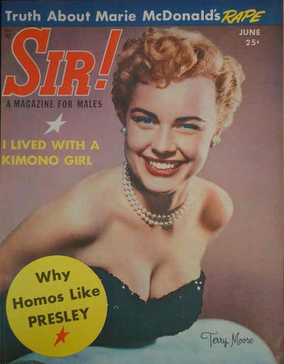 SIR! magazine side cover  June 1957