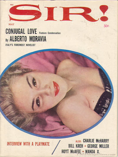 SIR! magazine side cover  May 1963