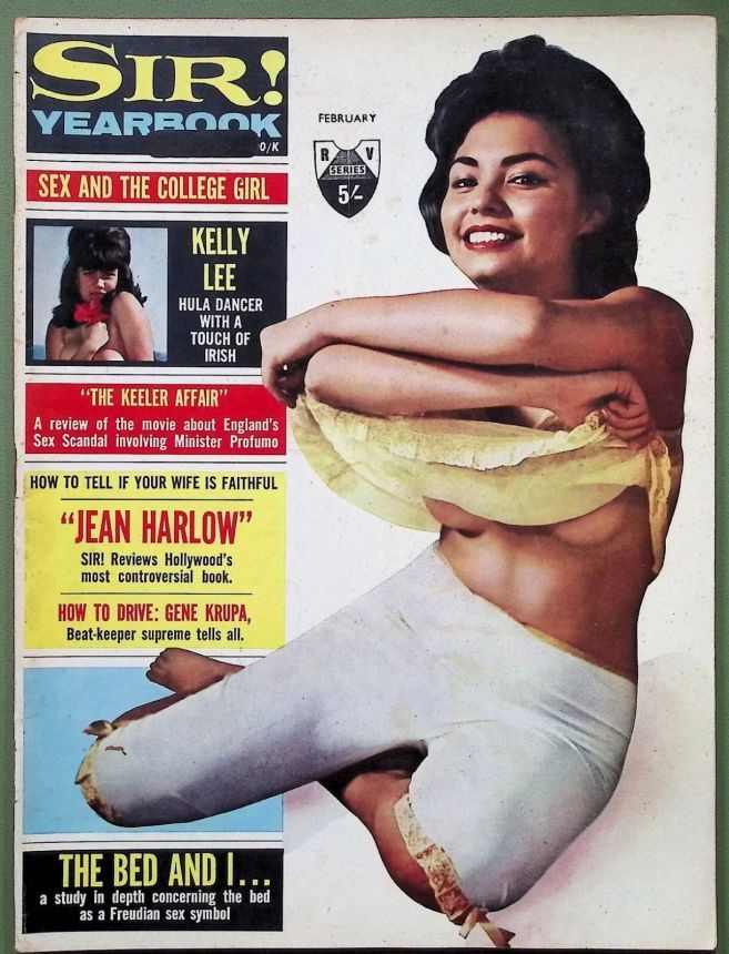 SIR! magazine side cover  February 1965