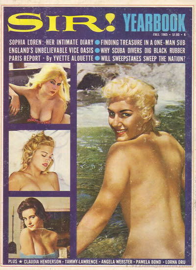 SIR! magazine side cover  Yearbook Fall 1965