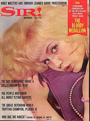 SIR! magazine side cover  November 1966