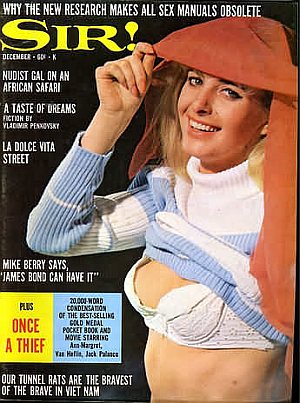 SIR! magazine side cover  December 1966