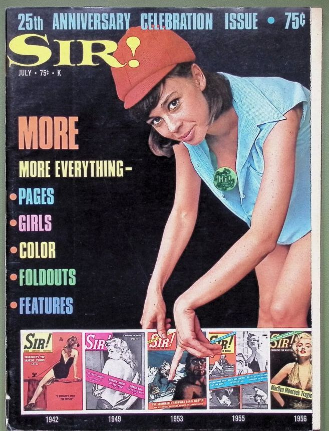 SIR! magazine side cover  July 1967