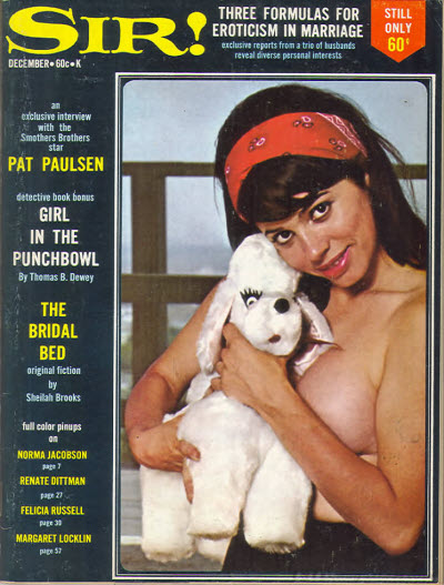SIR! magazine side cover  December 1968