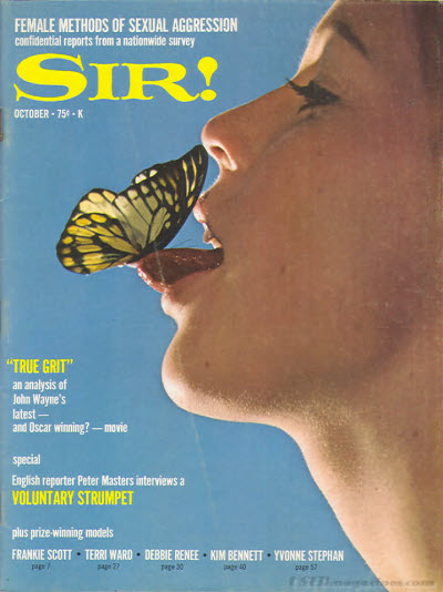 SIR! magazine side cover  October 1969