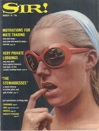 SIR! magazine side cover  March 1971