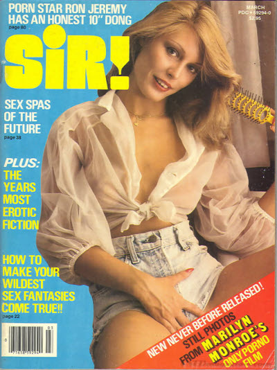 SIR! magazine side cover  March 1981
