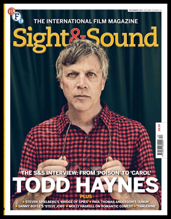 SIGHT AND SOUND magazine side cover December 2015