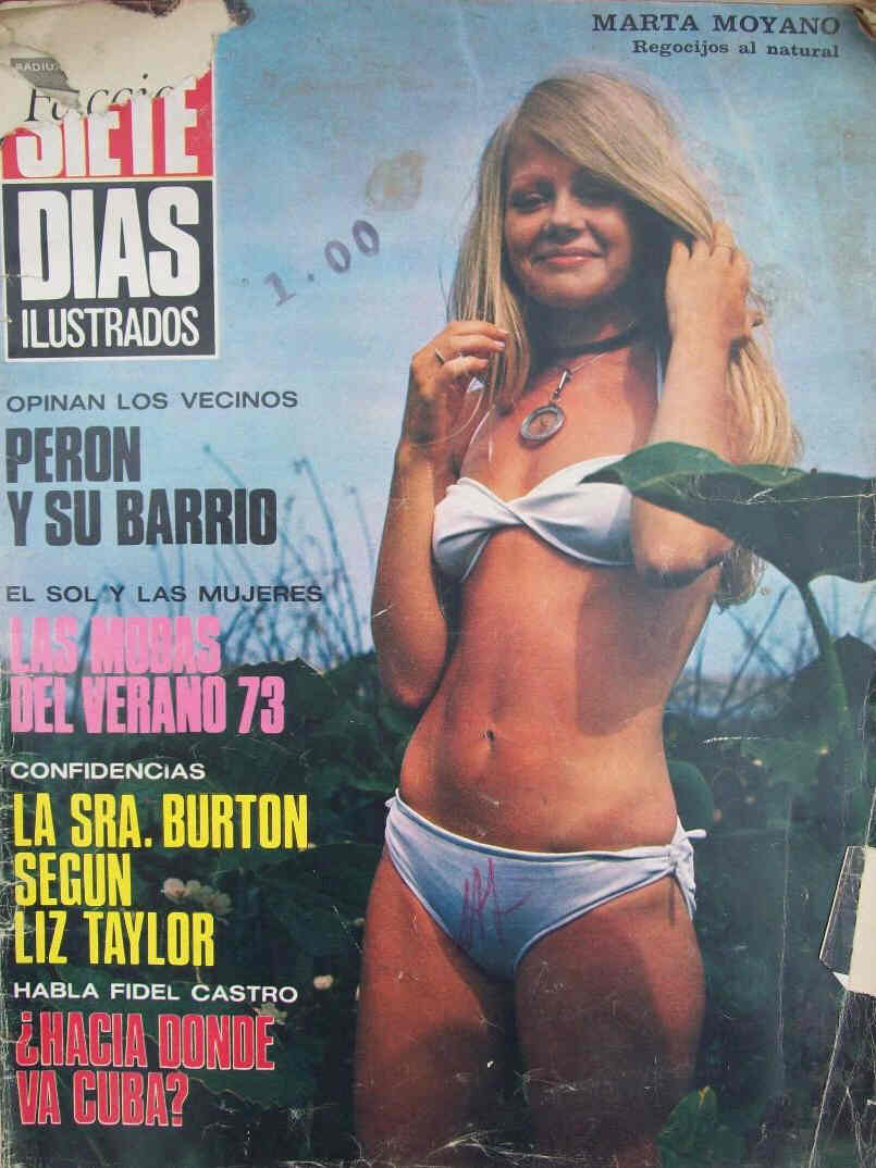 SIETE DIAS magazine side cover Issue 244 23 January 1972