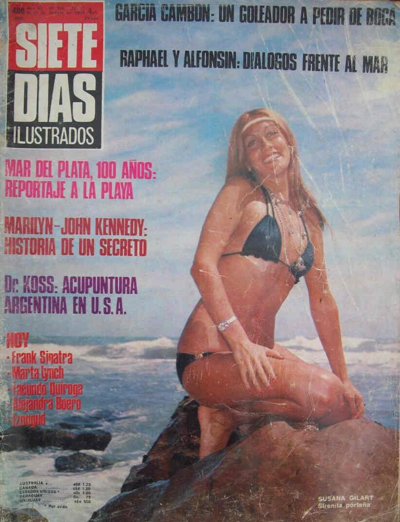SIETE DIAS magazine side cover Issue 352 11 February 1974