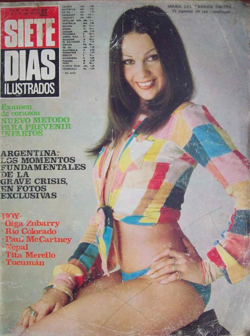 SIETE DIAS magazine side cover Issue 422 11 July 1975
