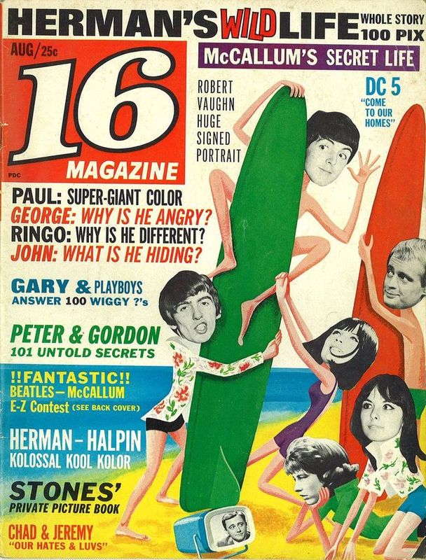 16 magazine side cover August 1965