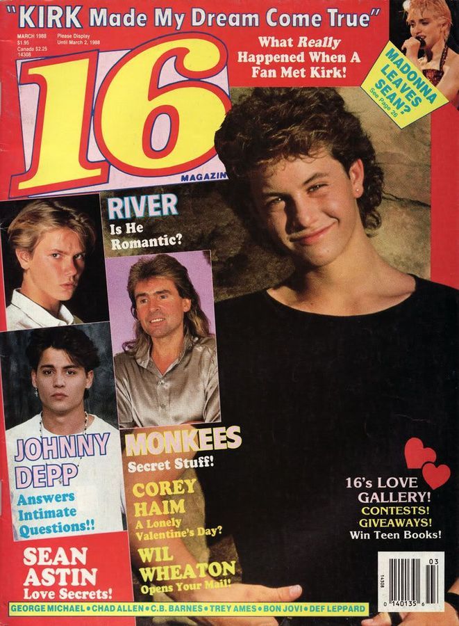 16 magazine side cover March 1988