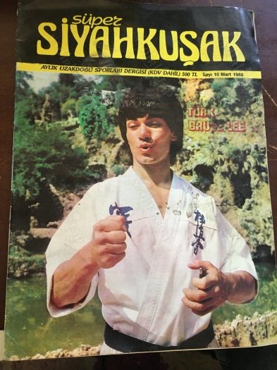 SUPER SIYAHKUSAK magazine side cover Issue 10  March 1988