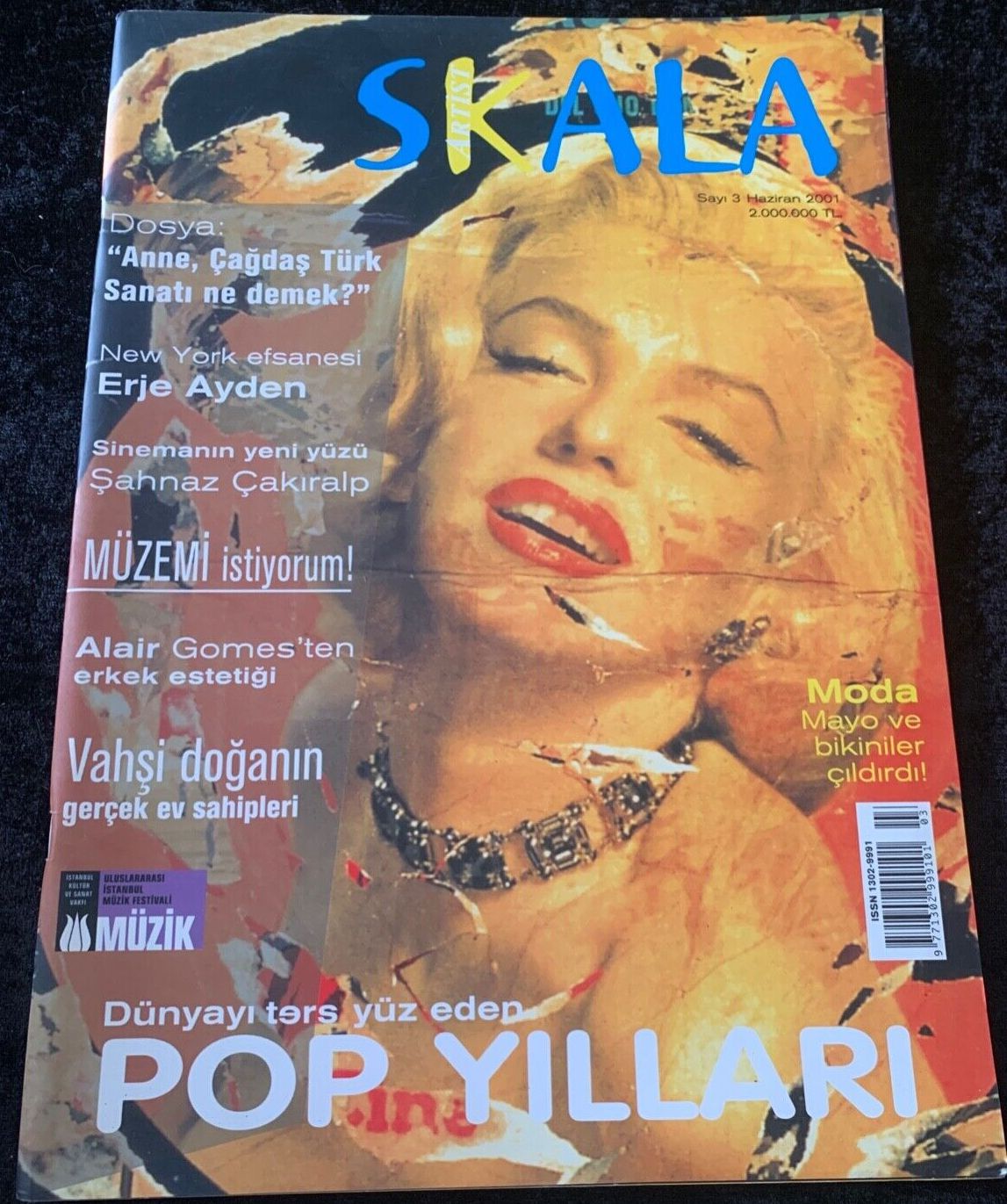 SKALA ARTIST magazine side cover Issue 3  June 2001