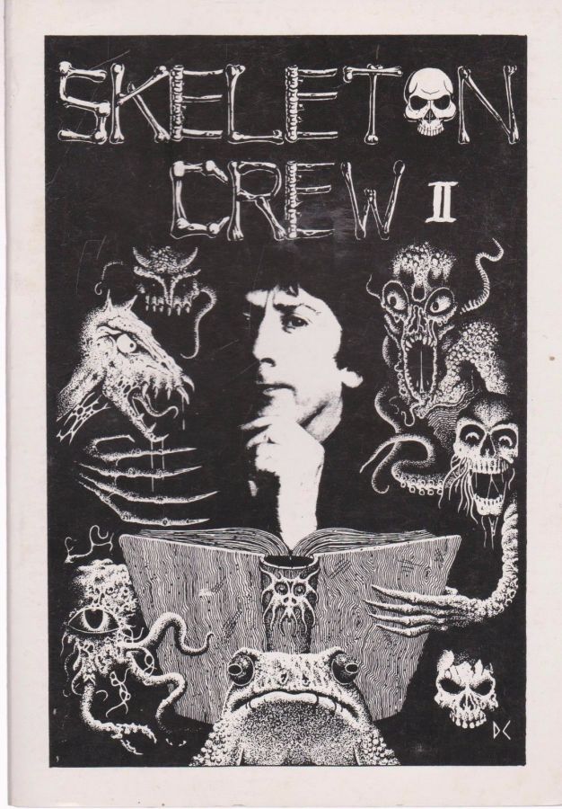SKELETON CREW magazine side cover Issue 2  1988