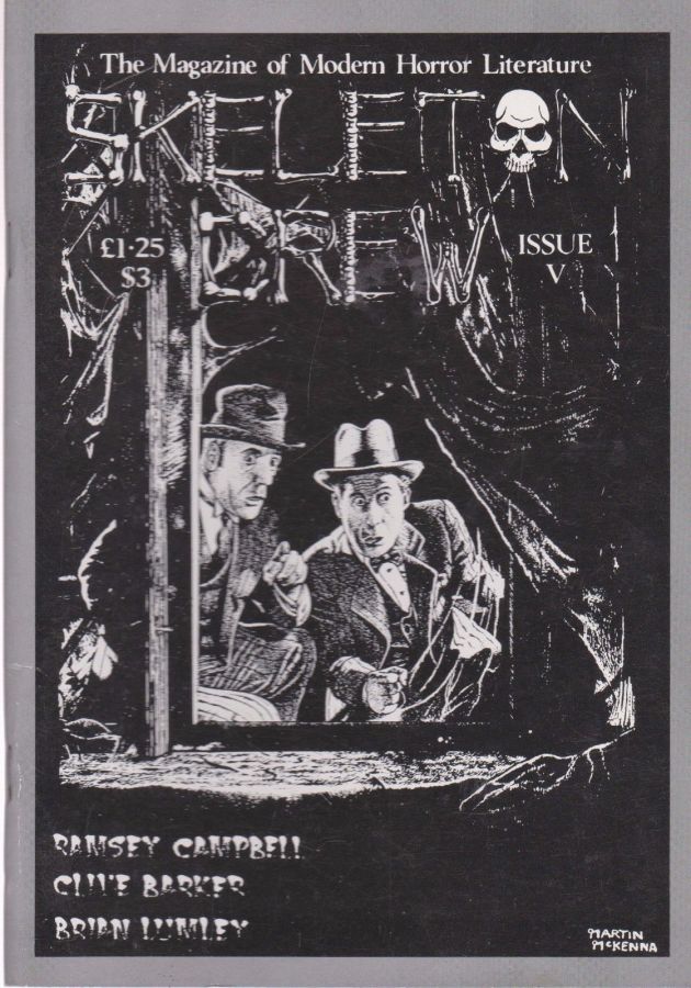 SKELETON CREW magazine side cover Issue 5  1989