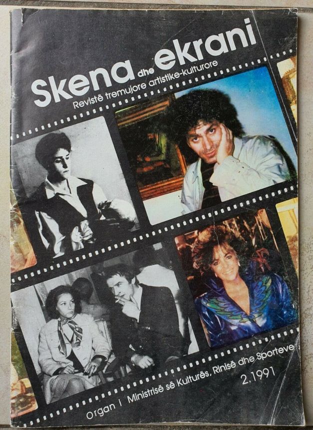 SKENA DHE EKRANI magazine side cover Issue 2   1991