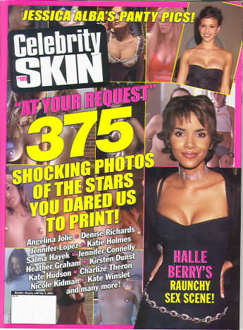 CELEBRITY SKIN magazine side cover Issue 105  2002