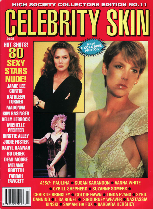 CELEBRITY SKIN magazine side cover Issue 11  1990