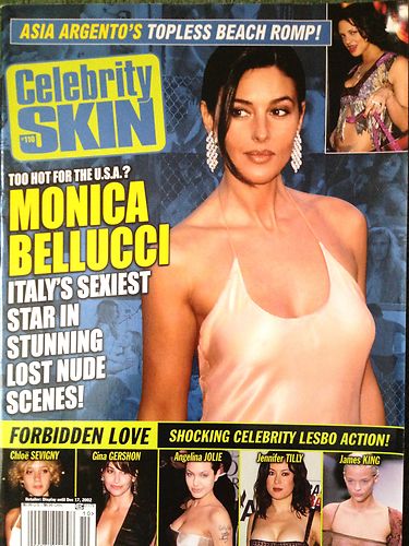 CELEBRITY SKIN magazine side cover Issue 110 December 2002