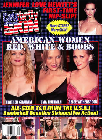 CELEBRITY SKIN magazine side cover Issue 117 June 2003