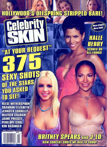 CELEBRITY SKIN magazine side cover Issue 122 November 2003