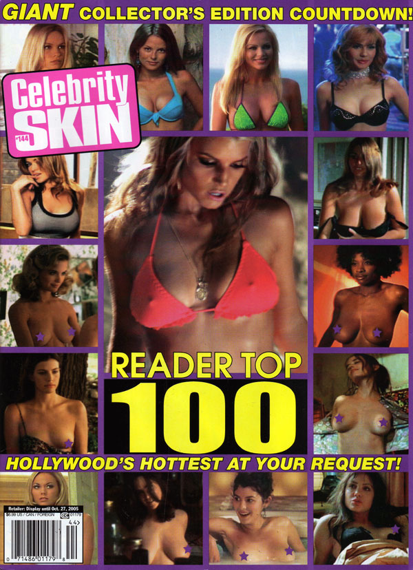 CELEBRITY SKIN magazine side cover Issue 144 September 2005