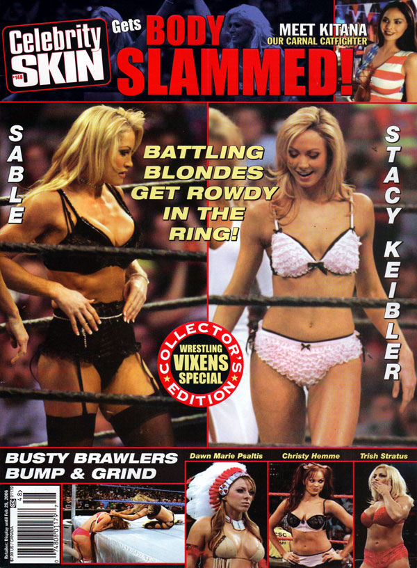 CELEBRITY SKIN magazine side cover Issue 148 January 2006