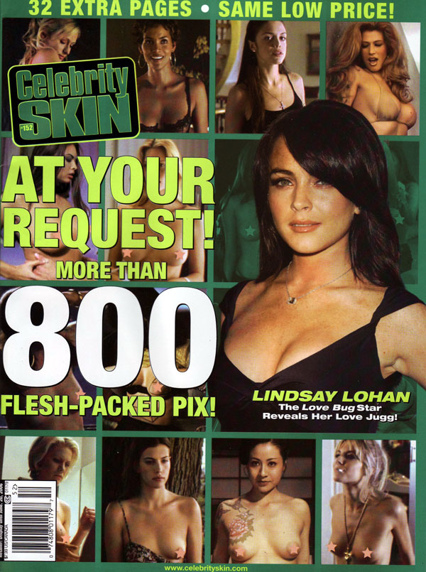 CELEBRITY SKIN magazine side cover Issue 152 May 2006