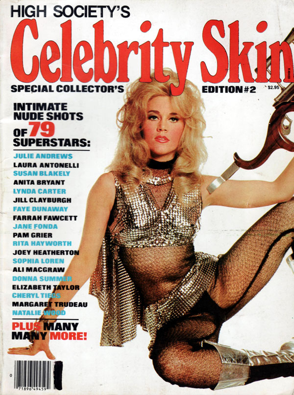 CELEBRITY SKIN magazine side cover Issue 2  1979