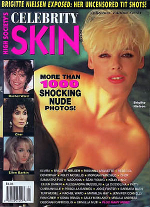 CELEBRITY SKIN magazine side cover Issue 21  1992