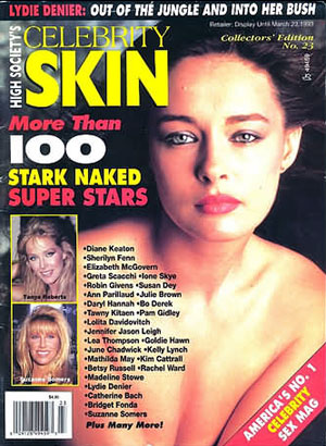 CELEBRITY SKIN magazine side cover Issue 23  1993