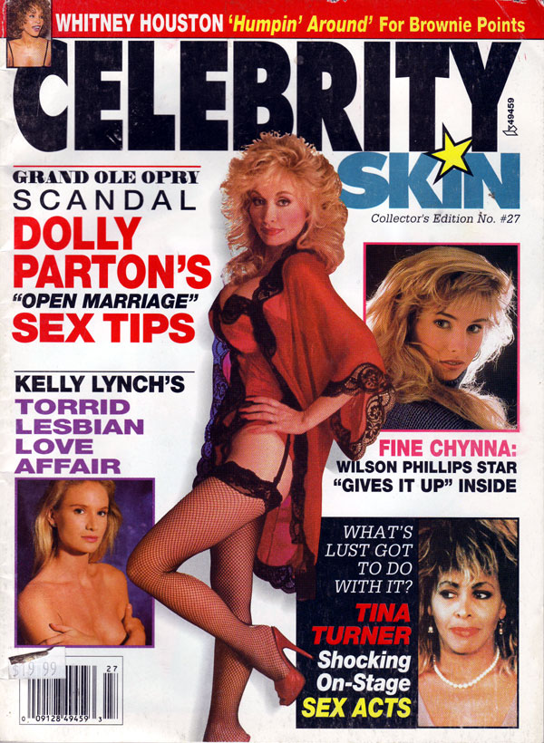 CELEBRITY SKIN magazine side cover Issue 27  1993