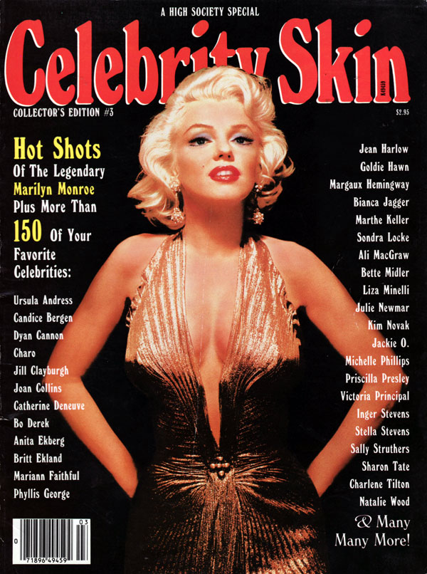 CELEBRITY SKIN magazine side cover Issue 3  1980