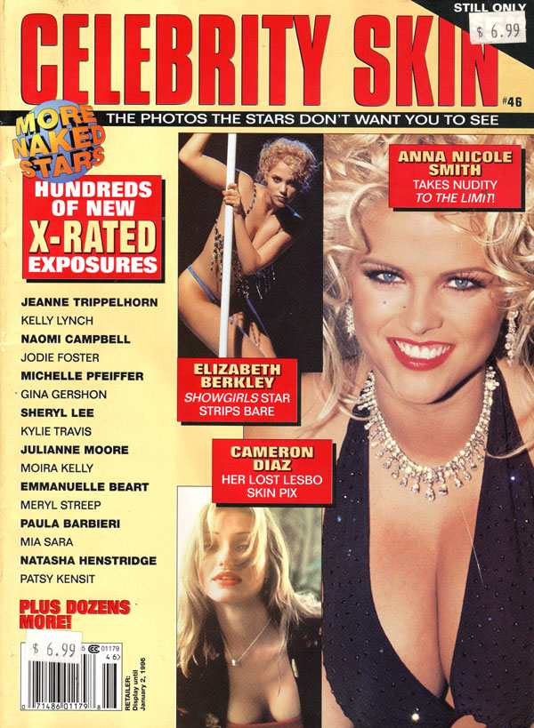 CELEBRITY SKIN magazine side cover Issue 46  1995