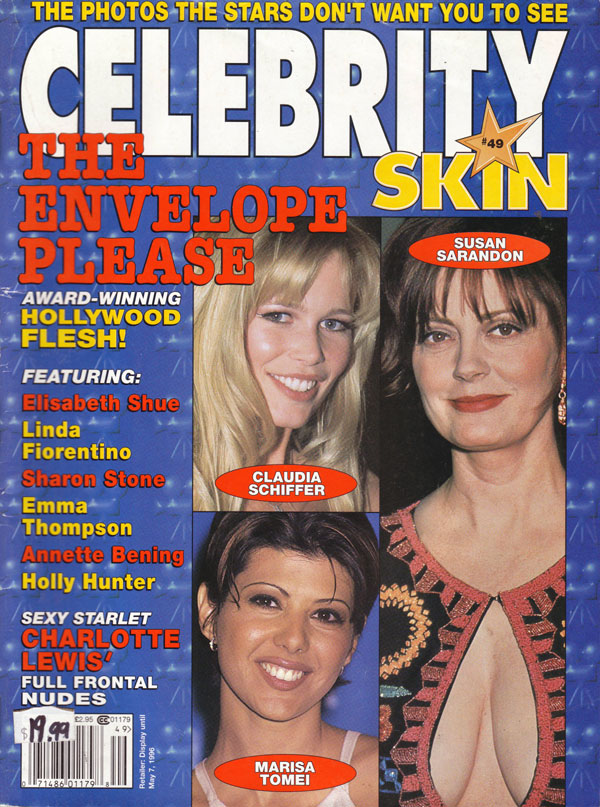 CELEBRITY SKIN magazine side cover Issue 49  1996