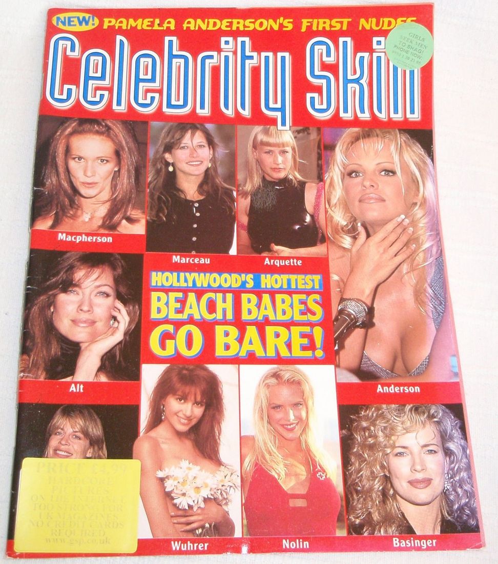 CELEBRITY SKIN magazine side cover Issue 60  1997