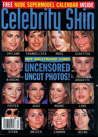 CELEBRITY SKIN magazine side cover Issue 63  1997