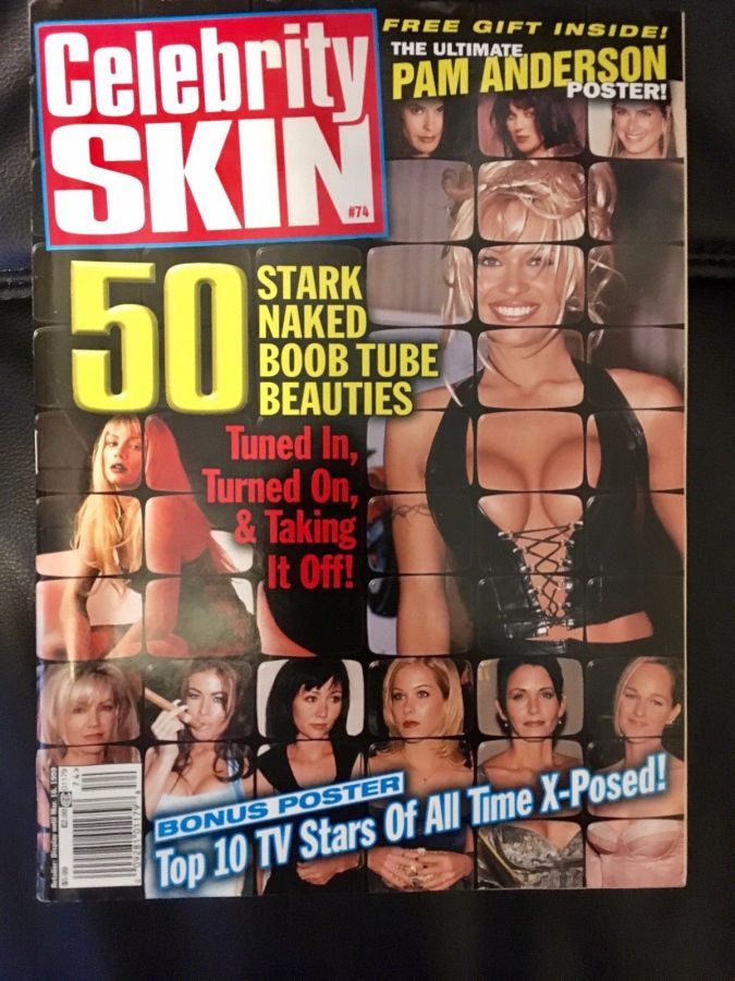 CELEBRITY SKIN magazine side cover Issue 74  1998